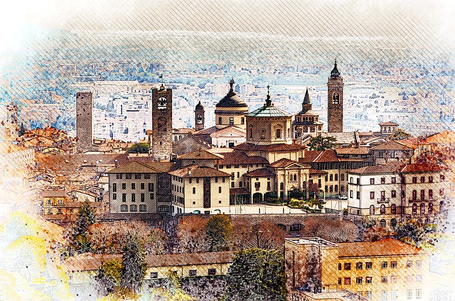 建筑物 建筑 插画