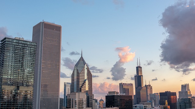 商业区 现代建筑 商务