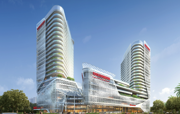 建筑拆除重建效果图